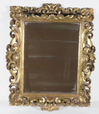 Bilder- oder Spiegelrahmen im Barockstil, Italien, 19. Jahrhundert - Klenoty, umění a starožitnosti