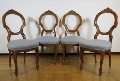 Vier Sessel, um 1860 - Schmuck, Kunst & Antiquitäten