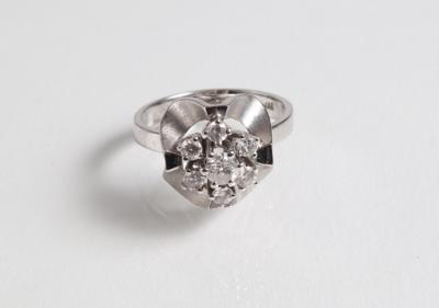 Brillant Damenring zus. ca. 0,40 ct - Klenoty, umění a starožitnosti