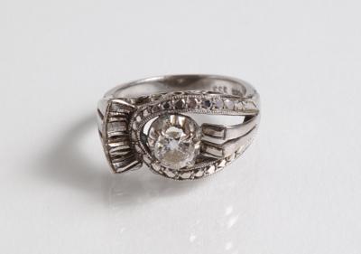 Altschliffdiamant Damenring ca. 0,45 ct - Schmuck, Kunst & Antiquitäten