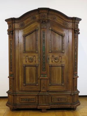 Bäuerlicher klassizistischer Schrank, Süddeutsch, 1. Hälfte 19. Jahrhundert - Schmuck, Kunst & Antiquitäten