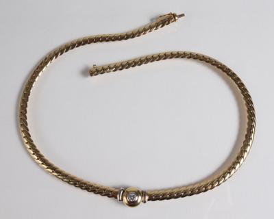 Brillant Collier ca. 0,25 ct - Gioielli, arte e antiquariato