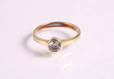 Solitärring ca. 0,45 ct - Jewellery, Works of Art and art