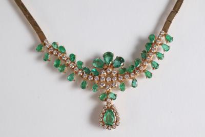 Brillant Collier zus. ca. 1,50 - Gioielli, arte e antiquariato