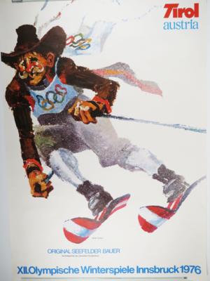 Plakat XII. Olympische Winterspiele 1976 - Gioielli, arte e antiquariato