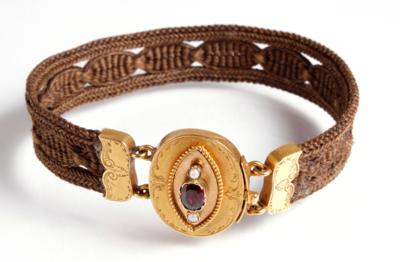 Armband aus geflochtenem Haar - Arte, antiquariato e gioielli