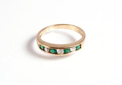 Brillant Smaragdring - Antiques, art and jewellery