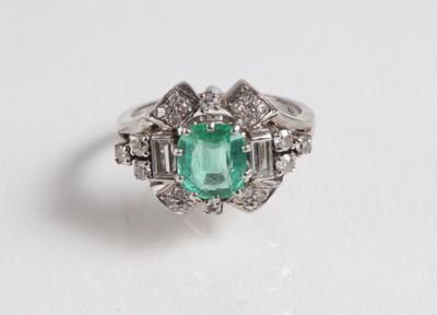 Diamant Damenring zus. c. a 0,65 ct - Arte, antiquariato e gioielli