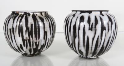 Paar kleine Vasen, Entwurf Gudrun Baudisch-Wittke, Hallstatt Keramik - Aus dem Nachlass SEPP FORCHER