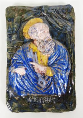 Reliefbild "Hl. Petrus", E. Langthaler - Dal patrimonio di SEPP FORCHER