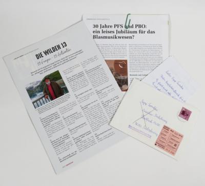 Von der Post retourniertes Schreiben an Sepp Forcher, Radio Salzburg - Dal patrimonio di SEPP FORCHER