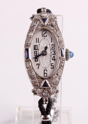 Diamant Damen Armbanduhr - Antiques, art and jewellery