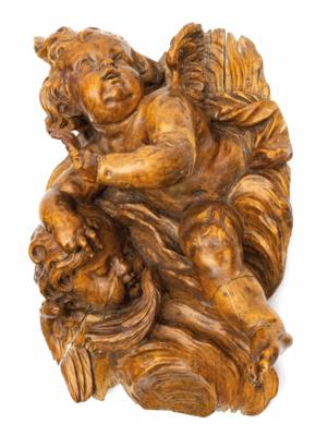 Barockrelief mit Putti, Oberitalienischer Meister, 18. Jahrhundert - Schmuck, Kunst & Antiquitäten