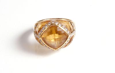 Brillantring zus. ca. 0,80 ct - Antiques, art and jewellery