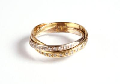 Diamant Damenring - Antiques, art and jewellery