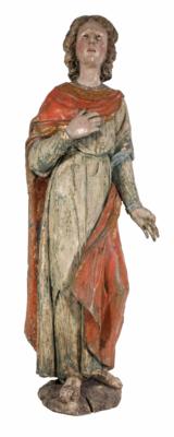 Hl. Johannes der Evangelist aus einer Kreuzigungsgruppe, Spanien, 19. Jahrhundert - Antiques, art and jewellery