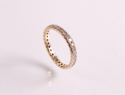 Memoryring zus. ca. 0,75 ct - Antiques, art and jewellery