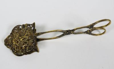 Vergoldete Gebäckzange - Antiques, art and jewellery