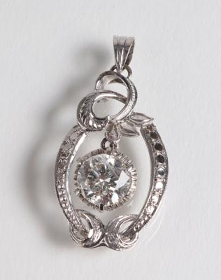 Altschliffdiamantanhänger ca.1,50 ct - Antiques, art and jewellery