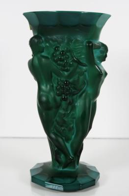 Vase, Entwurf Frantisek Pazourek 1932, Fa. Curt Schlevogt, Gablonz - Antiques, art and jewellery