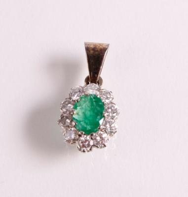 Brillant Anhänger zus. ca. 0,50 ct - Antiques, art and jewellery