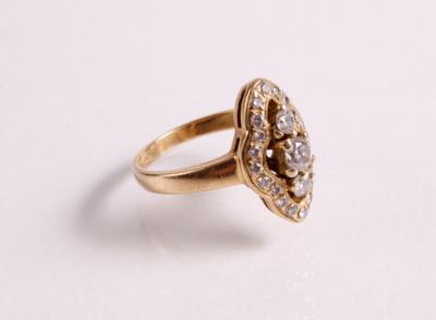 Brillant Damenring zus. ca. 0,45 ct - Antiques, art and jewellery