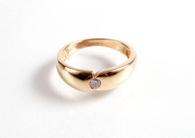 Solitärring 0,12 ct - Antiques, art and jewellery