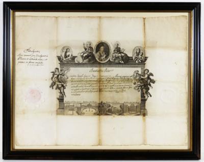 Indulgenz-Urkunde, Rom 1750 - Antiques, art and jewellery