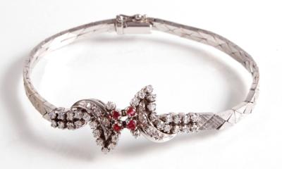 Diamant Armkette zus. ca. 1,10 ct - Antiques, art and jewellery