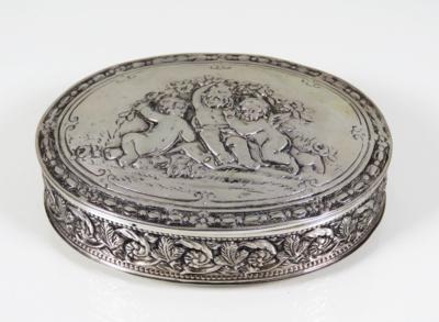 Ovale Silberdose, Deutsch um 1900 - Schmuck, Kunst & Antiquitäten
