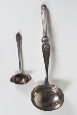 Biedermeier Silber Schöpflöffel - Koch  &  Bergfeld um 1840 - Schmuck, Kunst & Antiquitäten