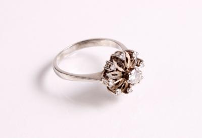 Brillant Diamant Damenring zus. ca. 0,40 ct - Schmuck, Kunst & Antiquitäten