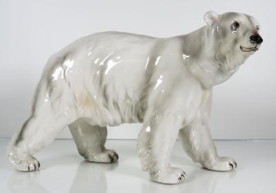 Eisbär, Entwurf Rudolf Chocholka, Keramos, Wien, nach 1949 - Schmuck, Kunst & Antiquitäten