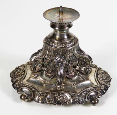 Kerzenständer, unter Verwendung verschieden alter Teile, vornehmlich 19. Jahrhundert - Schmuck, Kunst & Antiquitäten