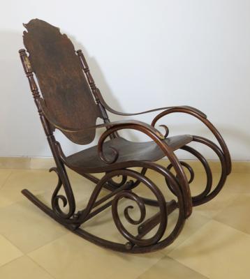 Schaukelstuhl, Fa. Thonet, Wien um 1904 - Antiques, art and jewellery