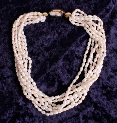 Süßwasserkulturperlen Halskette - Antiques, art and jewellery