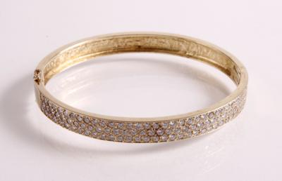 Brillant Armreif zus. ca. 3,80 ct - Antiques, art and jewellery