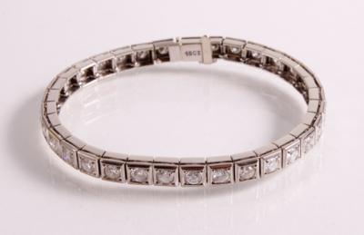 Brillantarmkette zusammen ca.4,95 ct - Antiques, art and jewellery