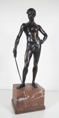Bronzeskulptur - Fechter, Anfang 20. Jahrhundert - Gioielli, arte e antiquariato