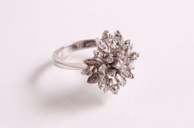 Diamant Damenring zus. ca. 0,45 ct - Gioielli, arte e antiquariato