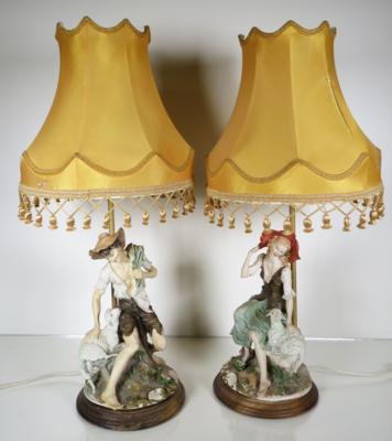 Zwei Tischlampen - Giuseppe Armani - Schmuck, Kunst & Antiquitäten