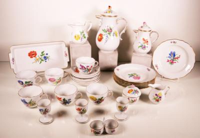 Kaffee- und Mokkaserviceteile, Meissen, vornehmlich Anfang 1980er-Jahre - Gioielli, arte e antiquariato