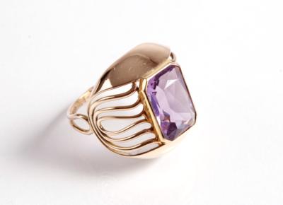 Amethyst Damenring - Jewellery, antiques and art