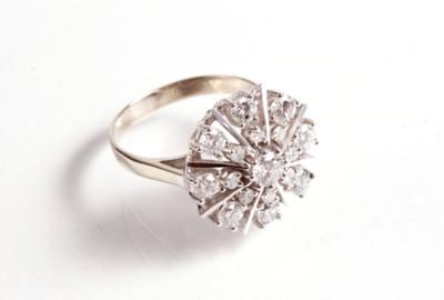 Brillant Diamant Damenring zus. 1,24 ct - Gioielli, arte e antiquariato