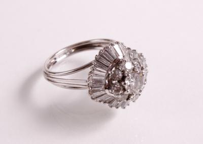 Brillant Diamant Damenring zus. ca. 2,35 ct - Gioielli, arte e antiquariato