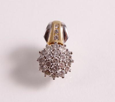 Brillant Anhänger zus. ca. 1 ct - Schmuck, Kunst & Antiquitäten