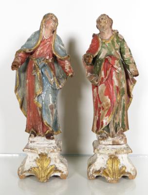 Trauernde hl. Maria und hl. Johannes, 18. Jahrhundert - Jewellery, antiques and art
