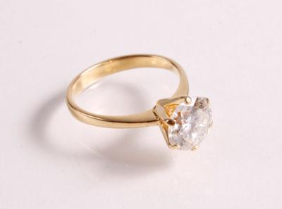 Solitärring ca. 2 ct - Jewellery, antiques and art