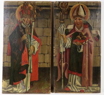 Zwei Altartafeln in spätgotischem Stil, 19. Jahrhundert - Klenoty, umění a starožitnosti