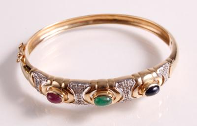 Diamant Armreifen zus. ca. 0,30 ct - Jewellery, antiques and art